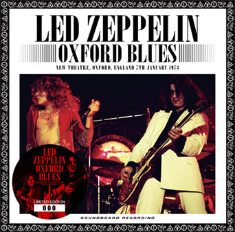LED ZEPPELIN / OXFORD BLUES SOUNDBOARD (2CD)