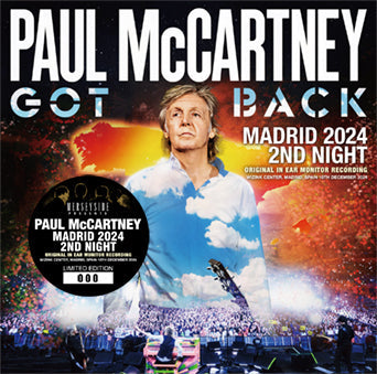 PAUL McCARTNEY / MADRID 2024 2ND NIGHT REGISTRAZIONE ORIGINALE CON MONITOR IN-EAR (2CD)