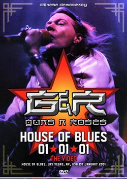 GUNS N' ROSES / HOUSE OF BLUES 01.01.01 THE VIDEO PRO SHOT (1DVDR)