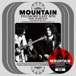 MOUNTAIN / FILLMORE EAST 1970 NEW YEAR'S EVE SOUNDBOARD MASTER STEREO SOUNDBOARD (2CD)