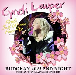 CYNDI LAUPER / BUDOKAN 2025 2ND NIGHT (2CDR)
