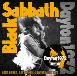 BLACK SABBATH / DAYTON 1972 (1CD)