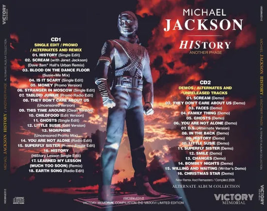 MICHAEL JACKSON / HISTORY ANOTHER PHASE ALTERNATE ALBUM COLLECTION (2CD)
