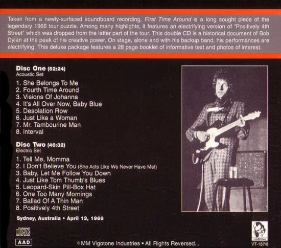BOB DYLAN / FIRST TIME AROUND (2CDR)