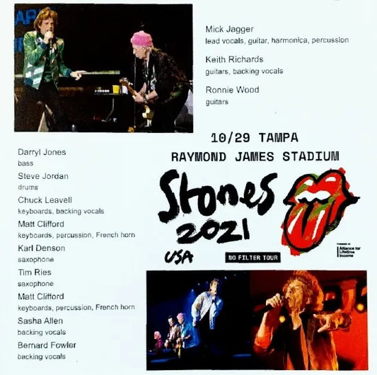 THE ROLLING STONES / TAMPA RAYMOND JAMES STADIUM (2CDR)