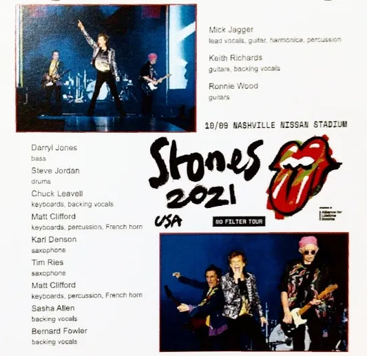 THE ROLLING STONES / NASHVILLE 2021 (2CDR)