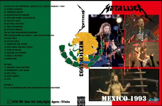 METALLICA / Mexico 1993 (1BDR)
