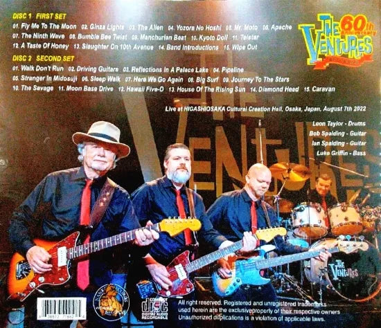 THE VENTURES / LIVE IN OSAKA 2022 (2CDR)