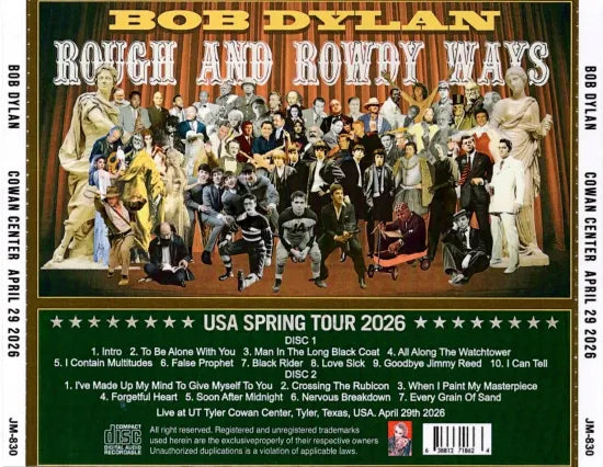 BOB DYLAN / TYLER 2026 (2CDR)