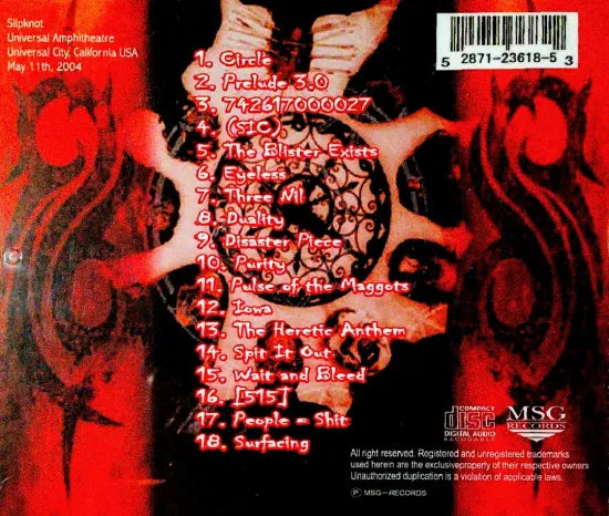 SLIPKNOT / Outrage (1CDR)