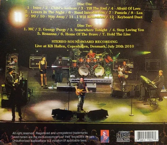 TOTO / Somewhere Tonight STEREO SOUNDBOARD (2CDR)