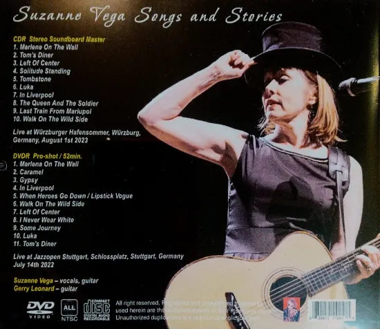 Suzanne Vega / Songs and Stories STEREO SOUNDBOARD (1CDR+1DVDR)