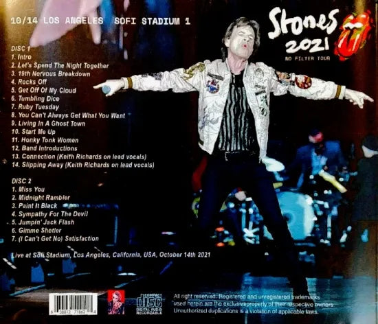 THE ROLLING STONES / LOS ANGELES SOFISTADIUM 1 (2CDR)