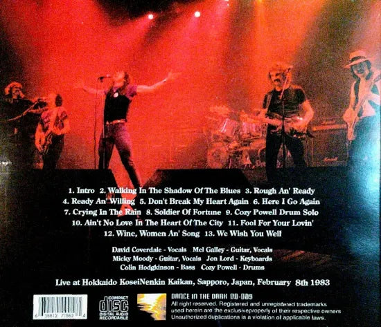 WHITESNAKE / We Wish You Every Happiness (1CDR)