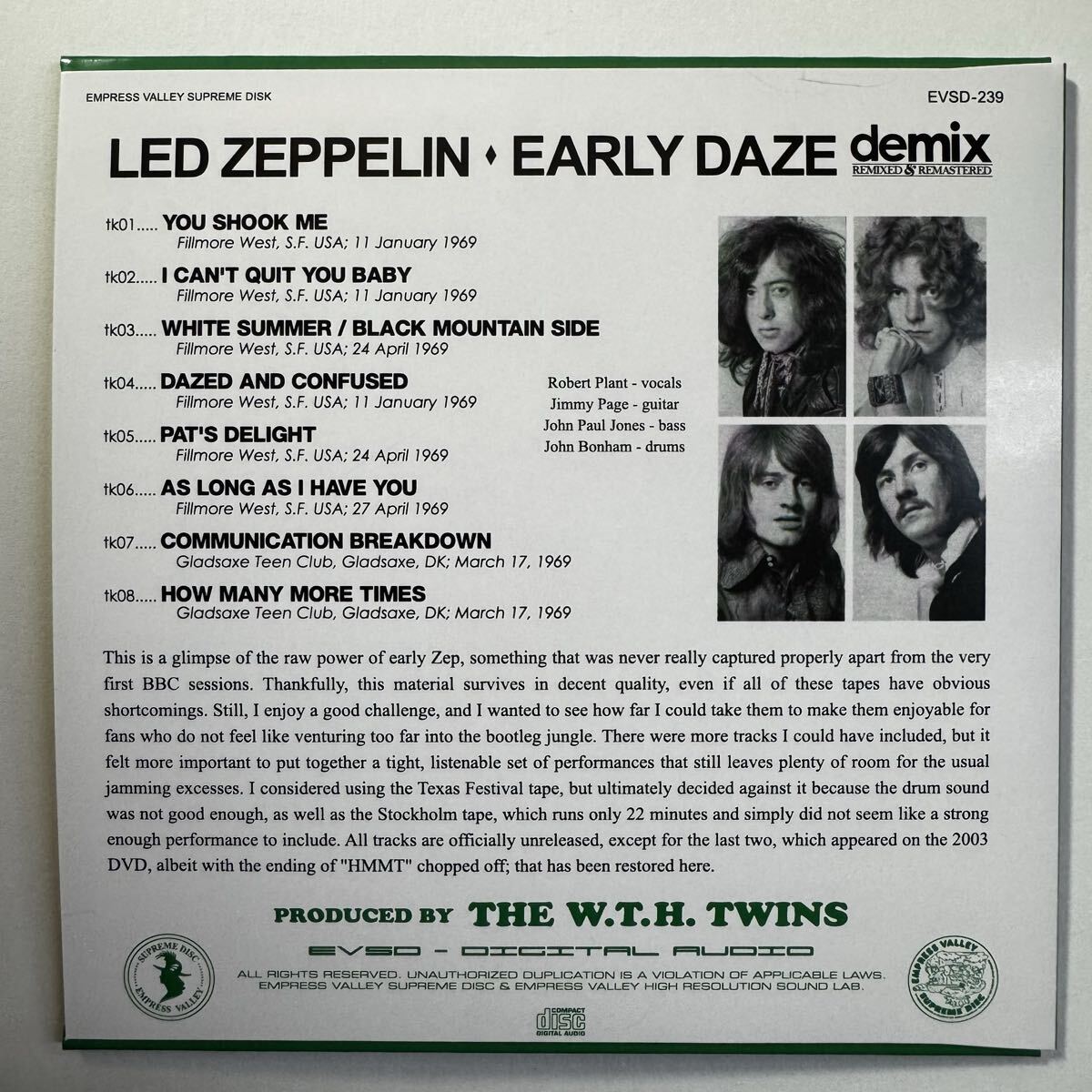 LED ZEPPELIN / EARLY DAYS (1CD)