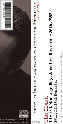 THE CLASH / LIVE AT MONTEGO BAY, JAMAICA, NOVEMBER 26TH, 1982 (1CDR)