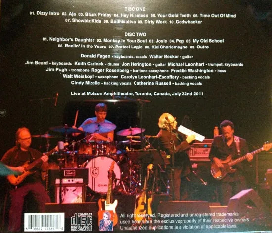 STEELY DAN / TRONTO 2011 STEREO SOUNDBOARD (2CDR)