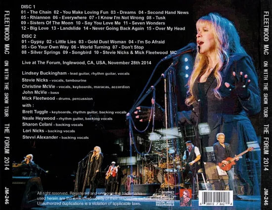 FLEETWOOD MAC / On With The Show THE FORUM 2014 (2CDR)