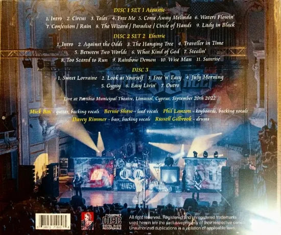 URIAH HEEP / CYPRUS 2022 (3CDR)