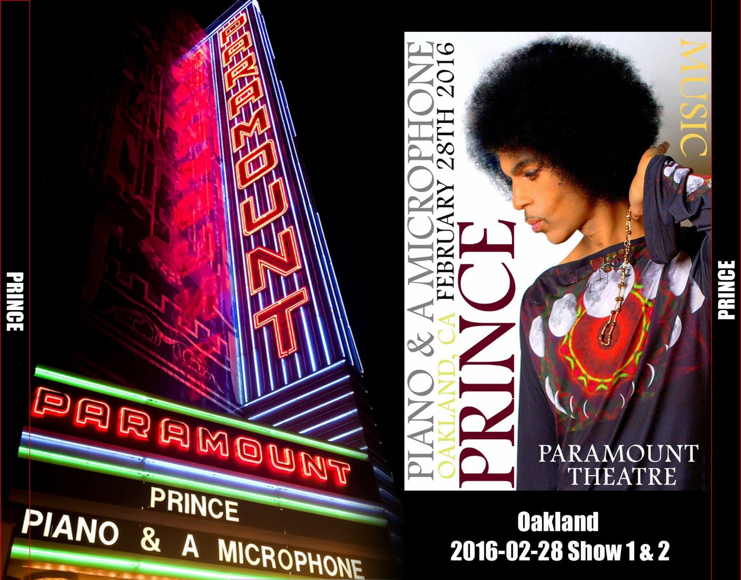Prince / Oakland 2016-02-28 Show 1 & 2 (4CDR)