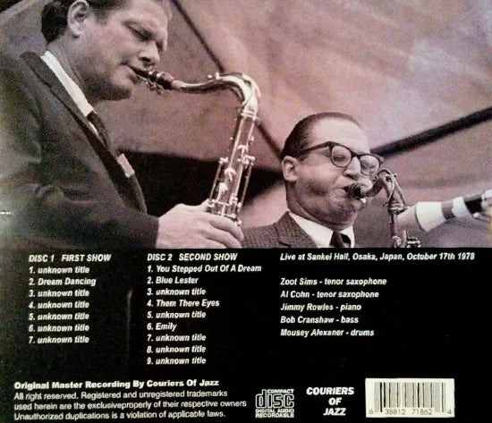ZOOT SIMS y AL COHN / De la Z a... la A (2CDR)