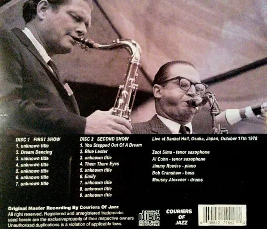 ZOOT SIMS & AL COHN / From Z to... A (2CDR)