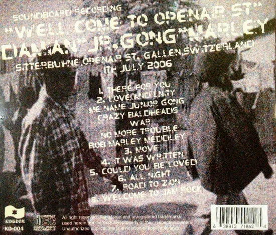 Damian “Jr. Gong” Marley / Well Come To Openair ST. (1CD)