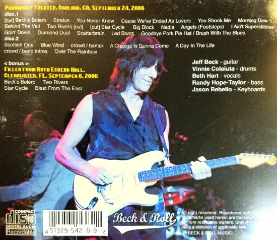 Jeff Beck / Coast Erosion (2CDR)