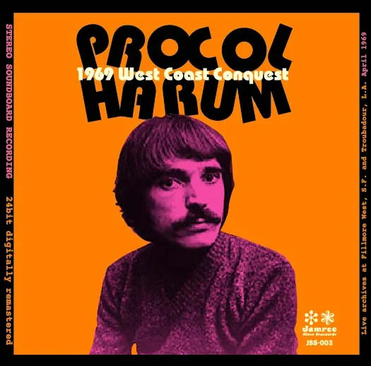 PROCOL HARUM / 1969 West Coast Conquest STEREO SOUNDBOARD (1CD)