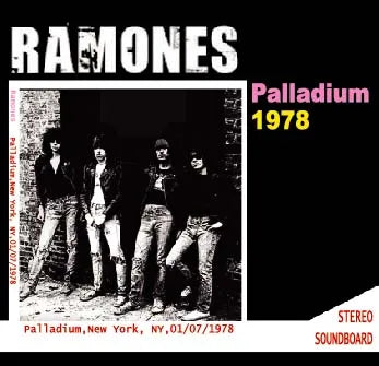RAMONES / Palladium 1978 SOUNDBOARD (1CDR)