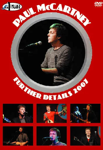 PAUL McCARTNEY / FURTHER DETAILS 2007 PRO-SHOT (1DVDR)
