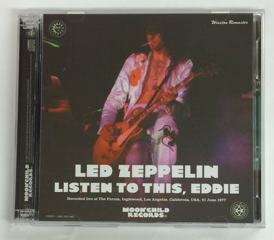 Led Zeppelin Listen To This Eddie 1977 Winston Remasters 3CD Moonchild