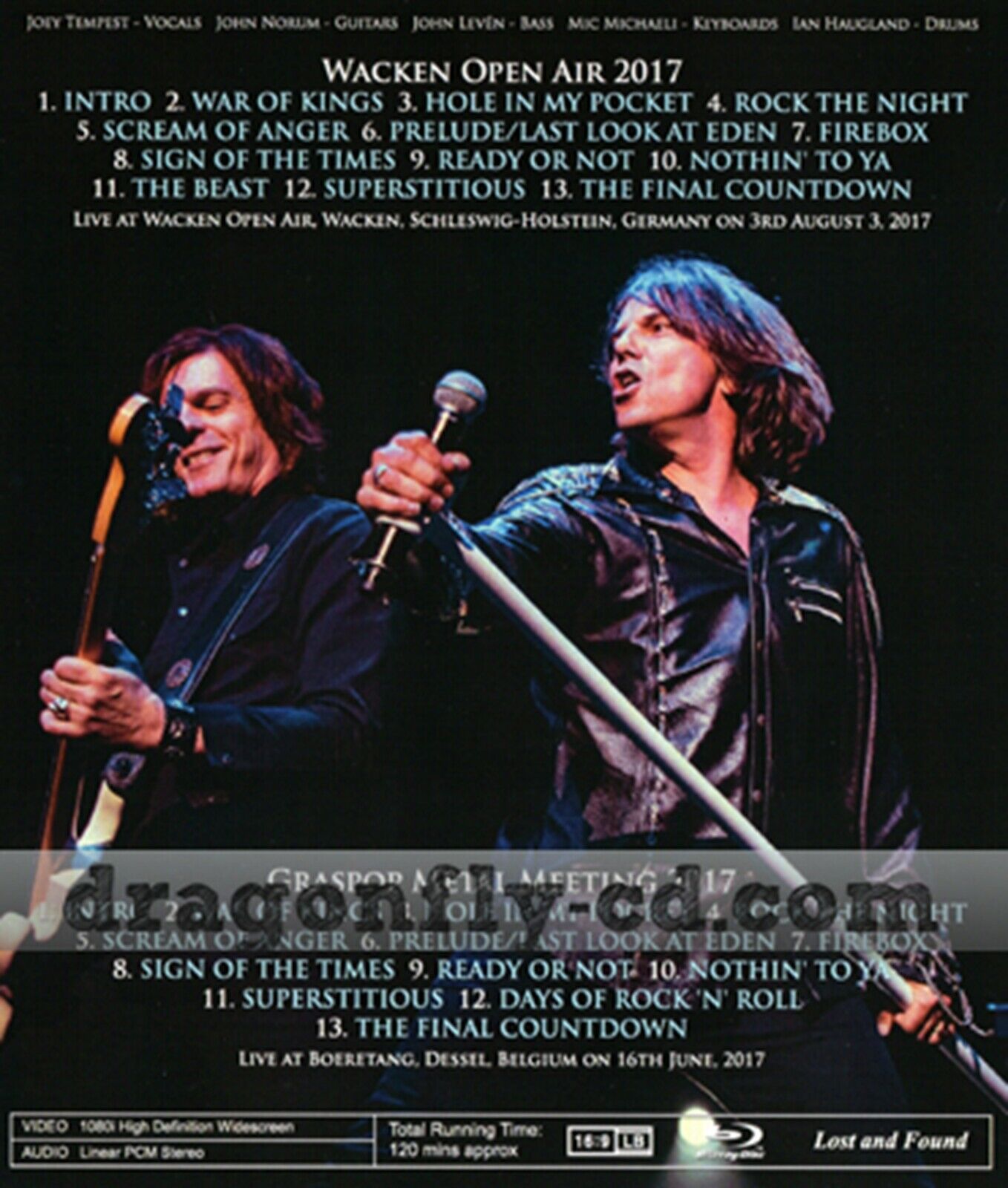 Europe / Wacken Open Air 2017 Blu-ray 1BDR