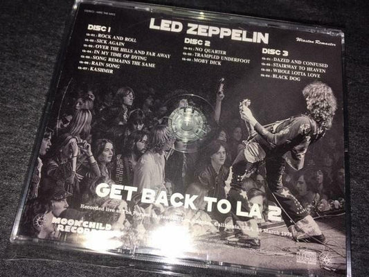 Led Zeppelin Get Back To LA 2 March 25 1975 3CD Moonchild