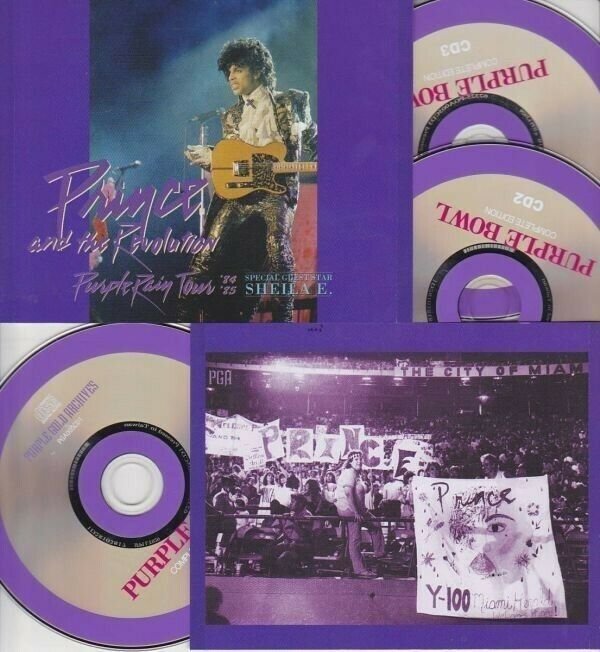PRINCE and The Revolution / LIVE AT THE PURPLE BOWL 1985 Soundcheck 3CD COMPLETE EDITION