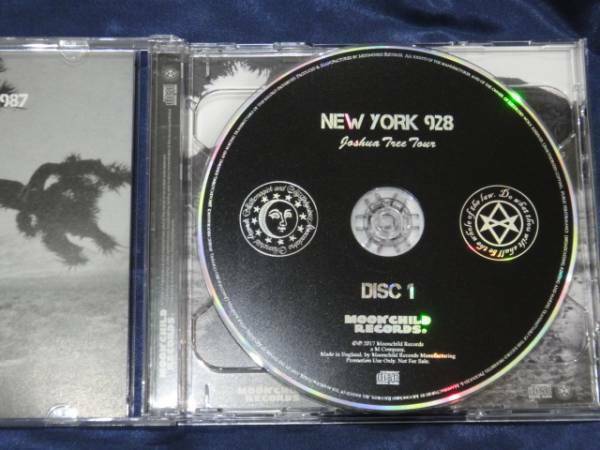 U2 / New York 928 Joshua Tree Tour 1987 2CD Moonchild Records
