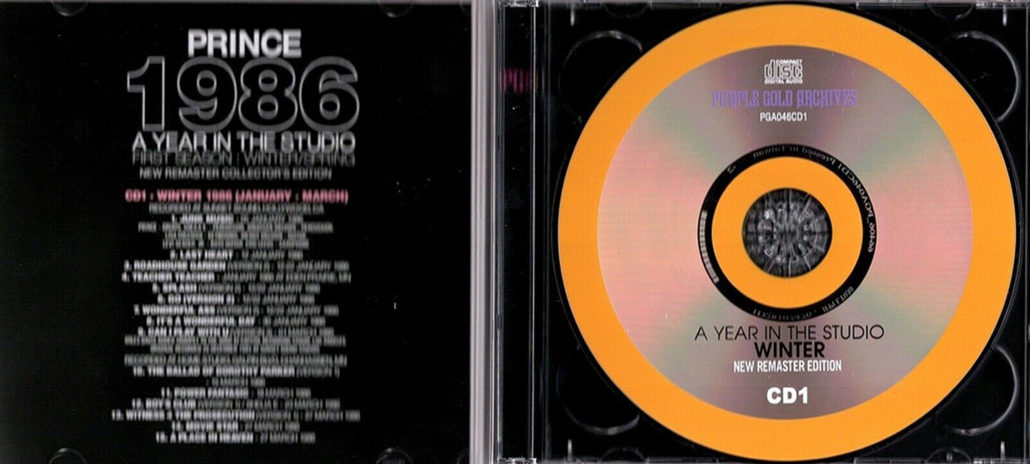 Prince A Year In The Studio First Season Winter Spring 1986 2CD