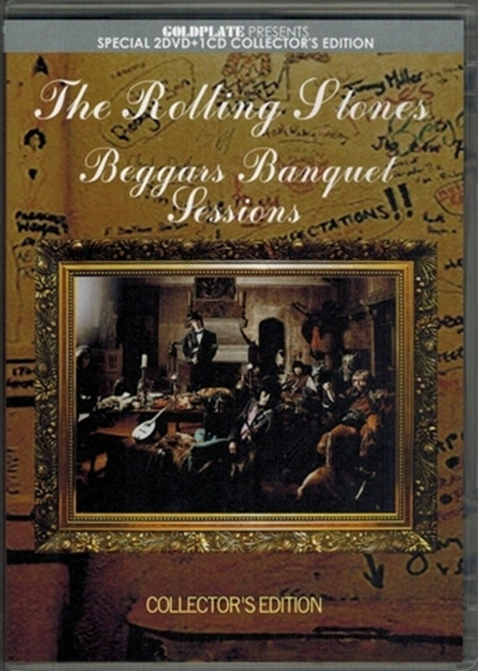 The Rolling Stones Beggars Banquet Sessions Goldplate 1CD 2DVD Set