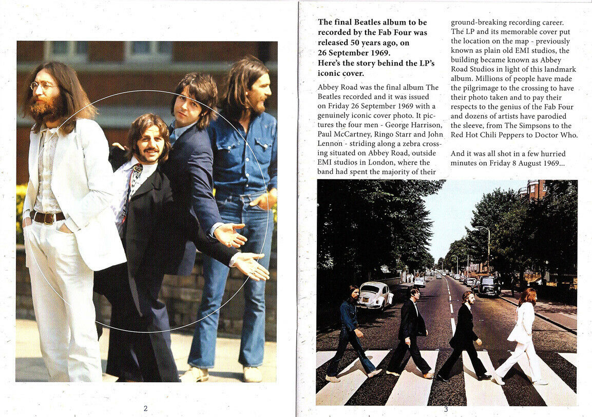 The Beatles Abbey Road 5.1 Channels Copy Cat 2CD Booklet 51 Tracks