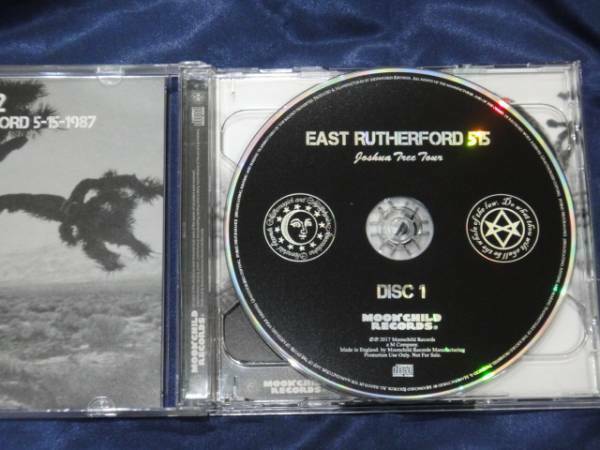 U2 / East Rutherford 515 Joshua Tree Tour 1987 2CD Soundboard Moonchild Records