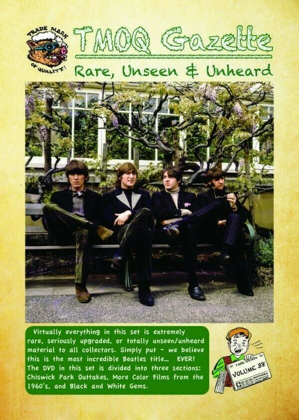 The Beatles Rare unseen & Unheard TMOQ Gazette Vol38 1CD 1DVD Booklet Set