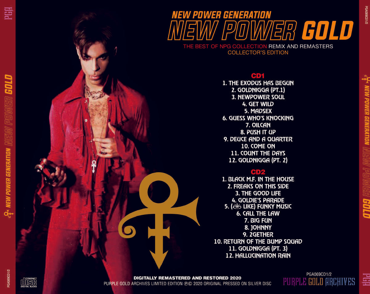 Prince New Power Generation New Power Gold Remix And Remasters Compilation 2CD