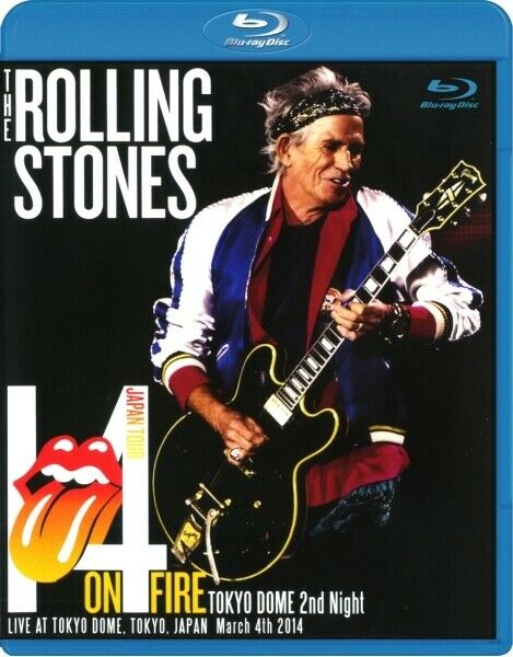 The Rolling Stones 14 On Fire 2014 Tokyo Dome 2nd Night Japan Blu-ray 1BDR