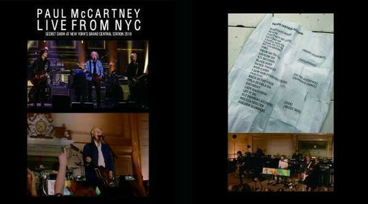 Paul McCartney Live From NYC New York's Grand Central Station 2018 Blu-ray Case