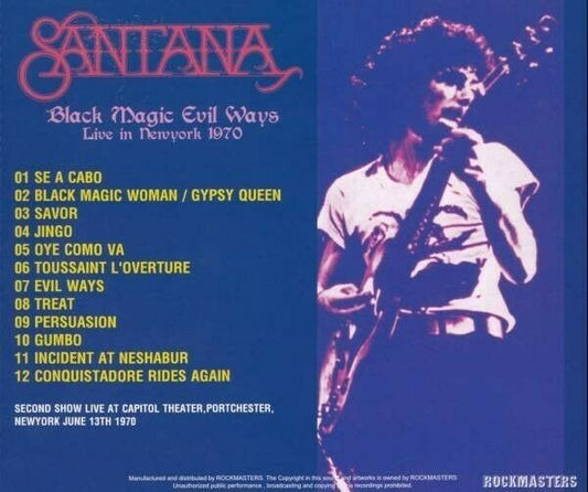 Santana Black Magic Evil Ways 1CD 1970 New York