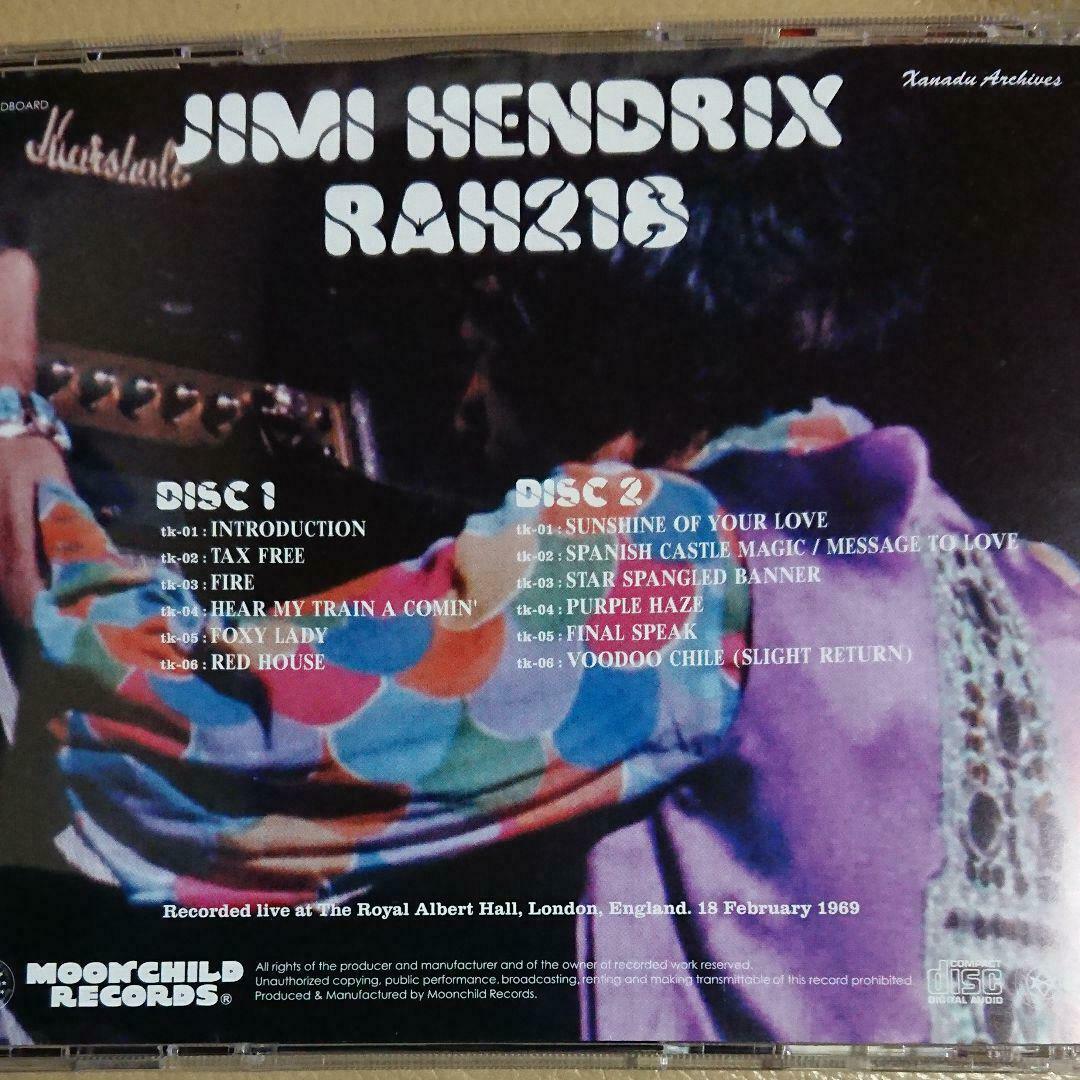 Jimi Hendrix RAH218 1969 2CD Moonchild Record