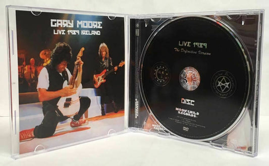 Gary Moore Live 1989 DVD 1 Disc 11 Tracks Kings Hall Ireland Moonchild Music