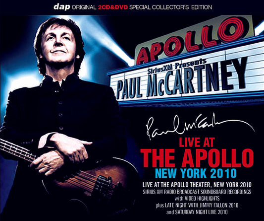 Paul McCartney Live At The Apollo New York 2010 2CD 1DVD Set Music Rock Pops F/S