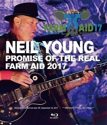 Neil Young Promise of The Real FARM AID 2017 PA September 16 Blu-ray 1BDR