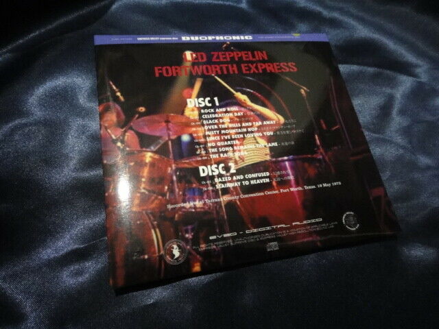 Led Zeppelin Fort Worth Express CD 2 Discs 11 Tracks Empress Valley Hard Rock